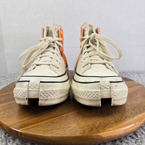 Converse Chuck Taylor 70 Hi 2-in-1 Feng Chen Wang Orange Ivory Y2K Daily Sneaker - Picture 4 of 13